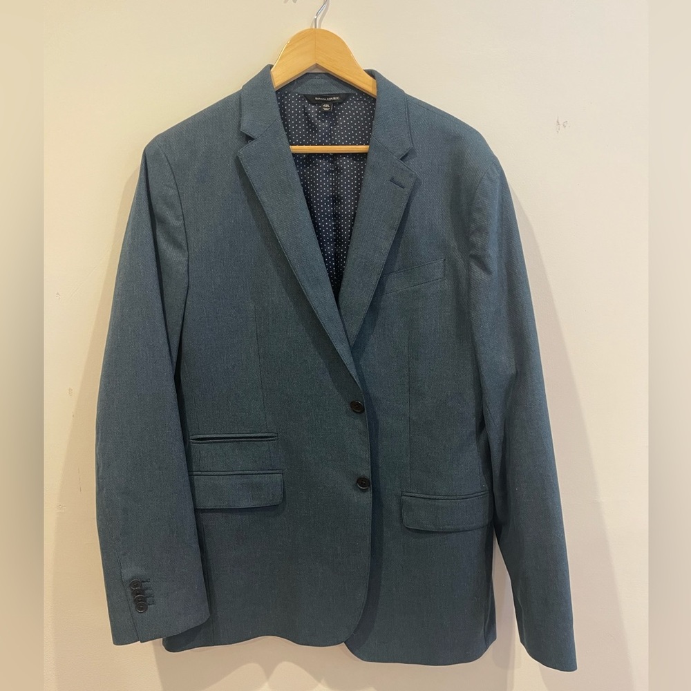 Navy blue sports coat